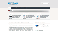 Desktop Screenshot of keysancontakaucukplastik.com